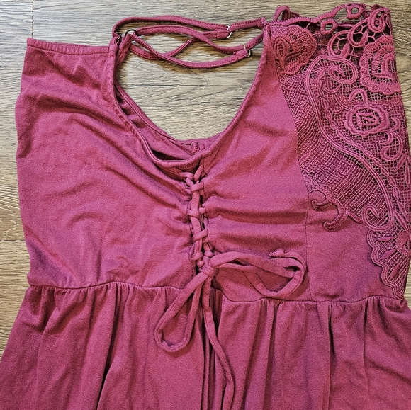 Cranberry colored Dress - Picture 5 of 7